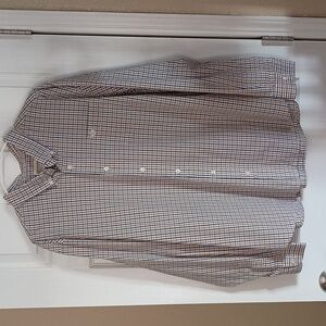 Dockers Mens Long Sleeve Button Down Gingham Shirt b200